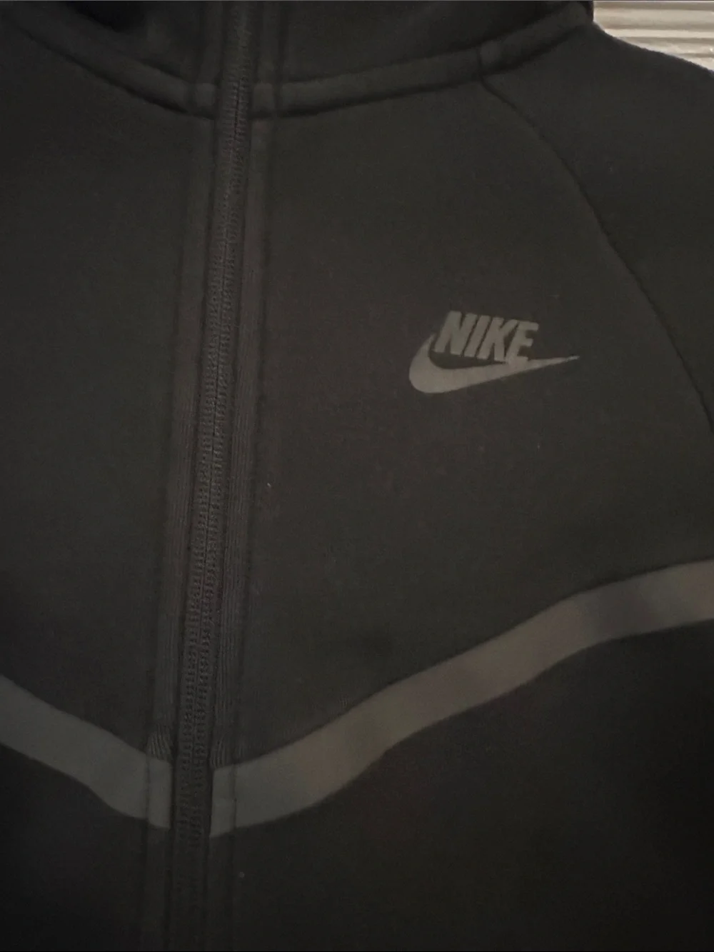 Nike Tech  Kids Black Hooded Full-Zip up